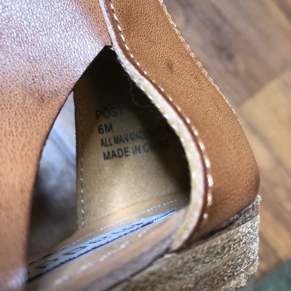 Madden Girl Post Caged Open Toe Flat Sandals 6 - Picture 8 of 11